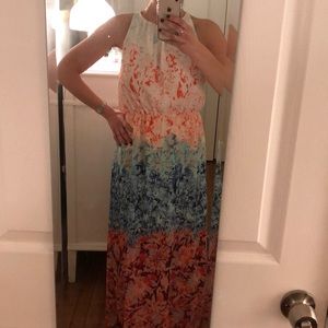 H&M floral summer gown with flirty back opening!